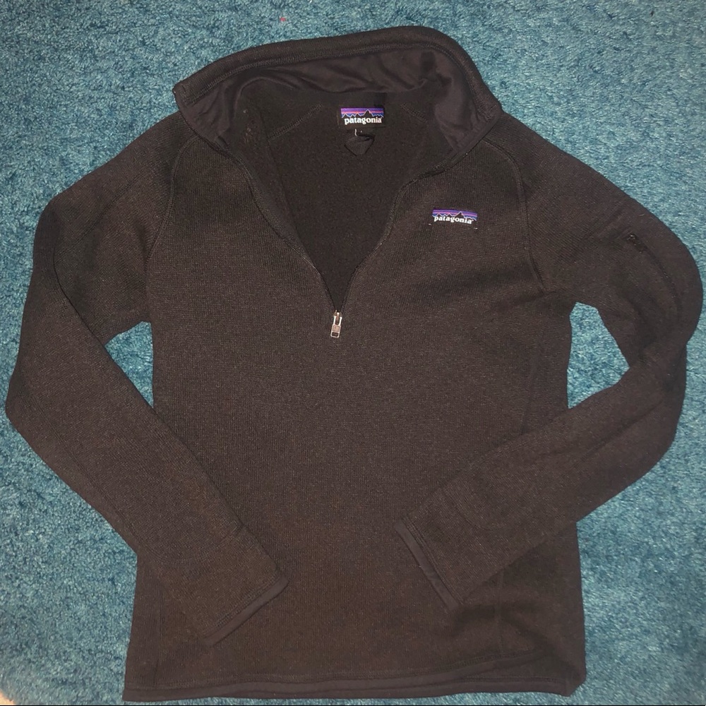 Black Patagonia Quarter Zip